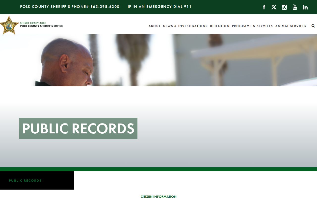 Polk County release records request channels